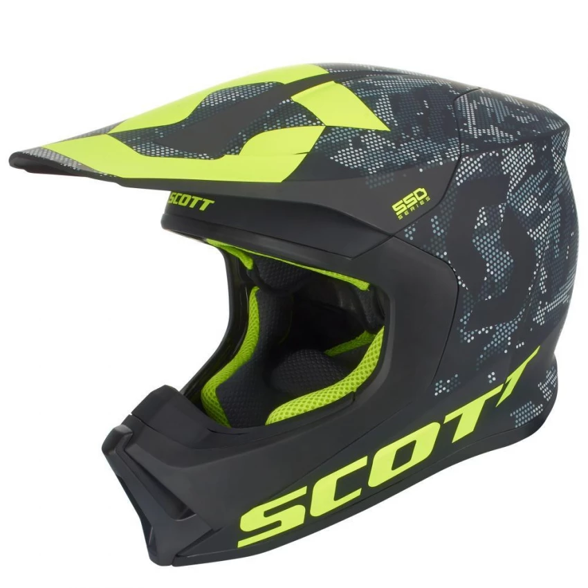 Scott 550 Camo ECE Кросовий шолом