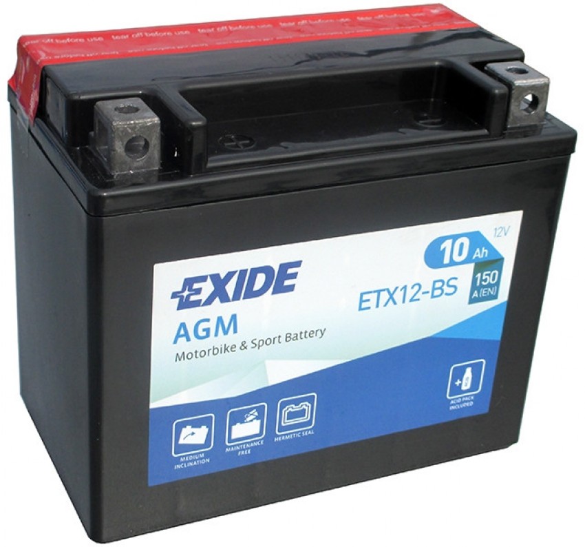 Акумулятор EXIDE ETX12-BS