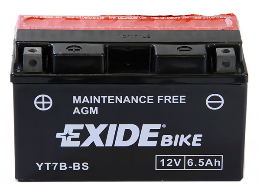 Акумулятор EXIDE ET7B-BS = YT7B-BS AGM 6,5Ah 85A