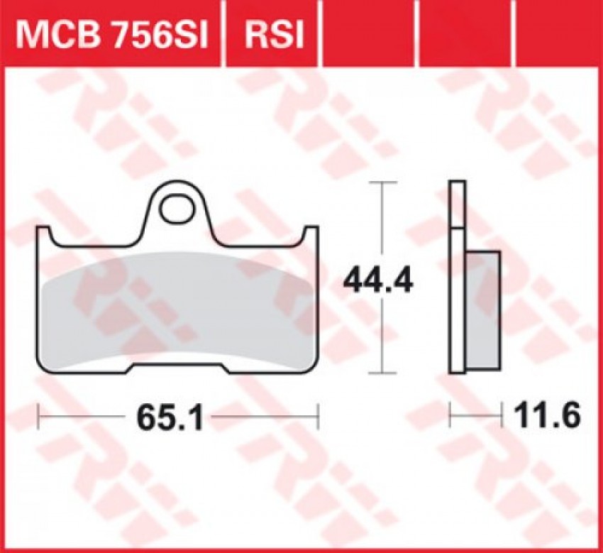 Гальмівні колодки LUCAS MCB756SI = MCB756SI:009
