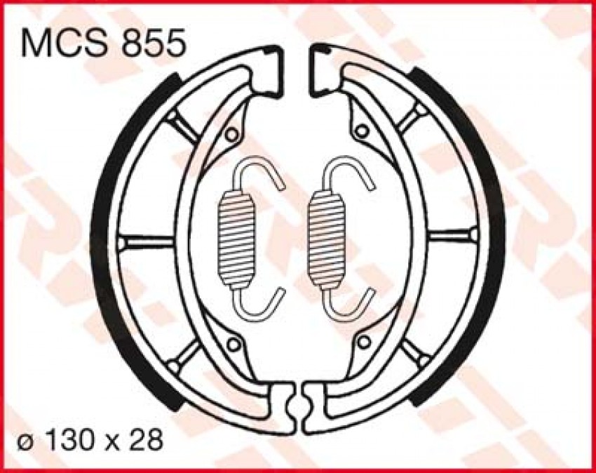 Комплект гальміних колодок LUCAS MCS855